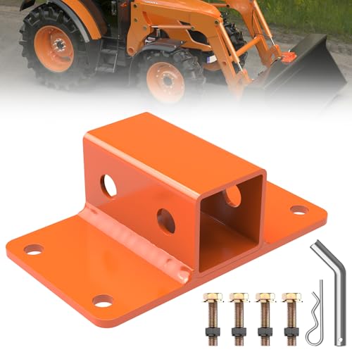 Bolt on Tractor Bucket 2 in Receiver is Compatible with 2x2-inch Shank