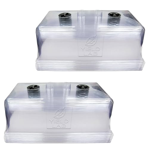 7 Inch Clone Dome - 25 Pack Humidity Vented Domes - Plant Growing - color: Clear, size: 25-Pack