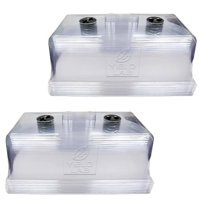 7 Inch Clone Dome - 25 Pack Humidity Vented Domes - Plant Growing - color: Clear, size: 25-Pack