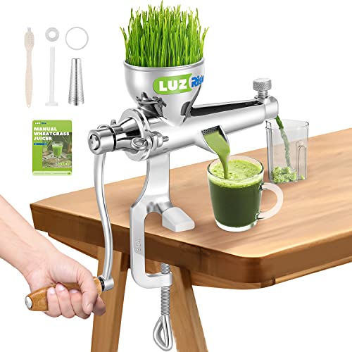 Manual Wheatgrass Juicer & Fruit Press, 304 Stainless Steel