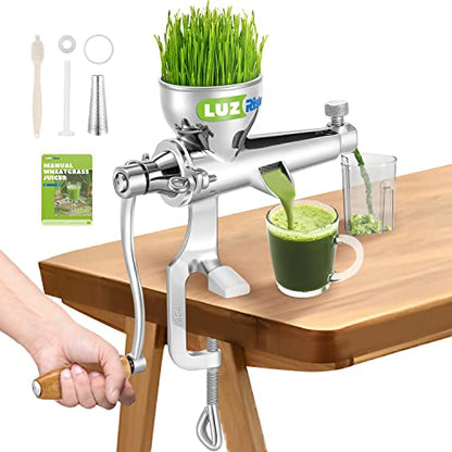 Manual Wheatgrass Juicer & Fruit Press, 304 Stainless Steel