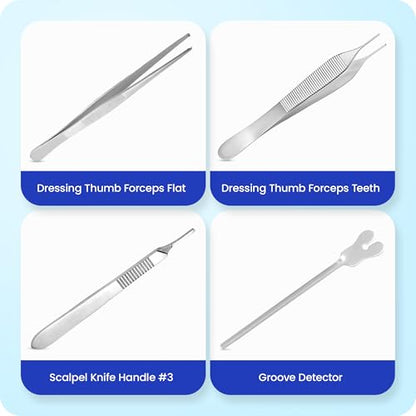 Core Flex Dissection Kit Durable 14-Piece for Medical & Veterinary Students