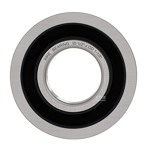 XiKe 10 Pack Flanged Ball Bearing ID 1/2" x OD 1-1/8" - size: ID 1/2" x OD 1-1/8"