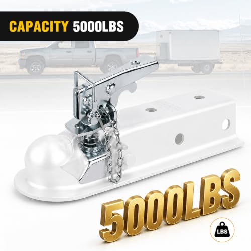 Nilight 2" Trailer Coupler Repair Kit with Chain 5000 lb Capacity - color: 2"/5000LBS