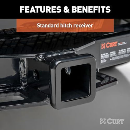 CURT 13608 Class 3 Trailer Hitch, 2-Inch Receiver, Compatible with Select Kona N-Line, EV