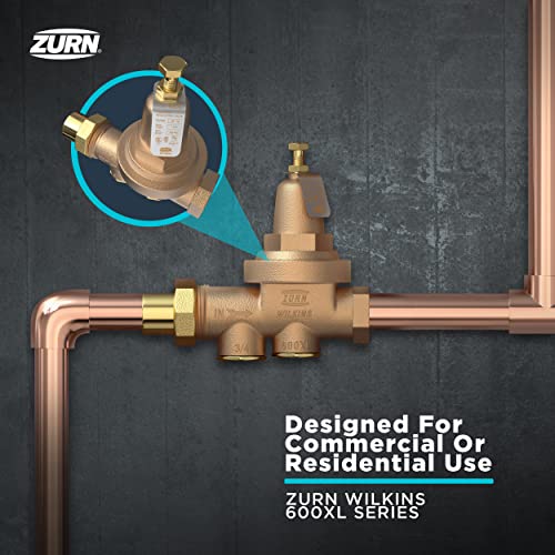 Zurn Wilkins 2-600XLHR 2" 600XL Pressure Reducing Valve with a spring range from 75 PSI to 125 PSI, Factory Set at 85 PSI - size: 2 Inch