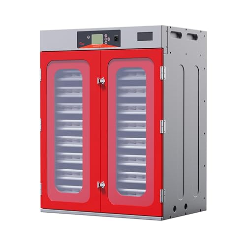 1000-Egg Commercial Cabinet Incubator for Hatching Eggs, Digital Large-Capacity Hatcher with Auto Temperature & Humidity Control & Intelligent Humidification System - size: 1000 Egg