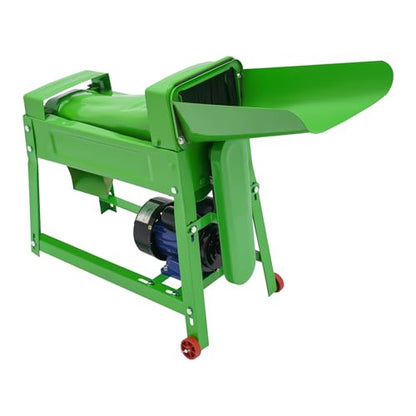 110V 480W Automatic Electric Dry Corn Thresher Sheller Threshing Machine - color: Green