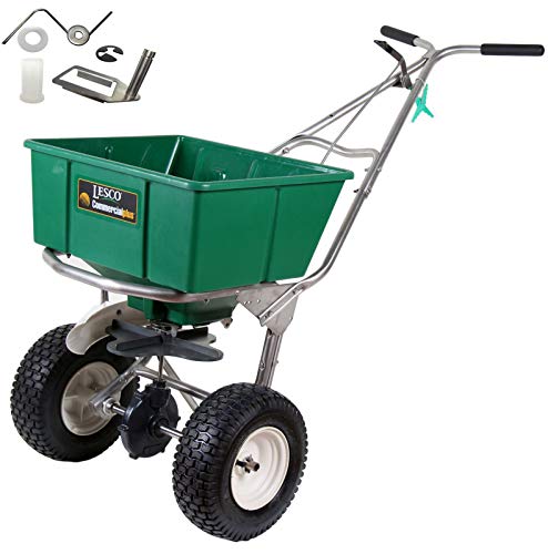 Lesco 101186 High Wheel Walk-Behind Fertilizer Spreader with 092463 Agitator Repair Kit (Bundle, 2 Items)