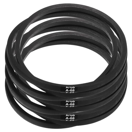 uxcell 3pcs A68 or 4L700 Classic Wrapped Rubber V-Belt, 68"(1725mm) Inside Circumference, A Profile V Belt - size: A68