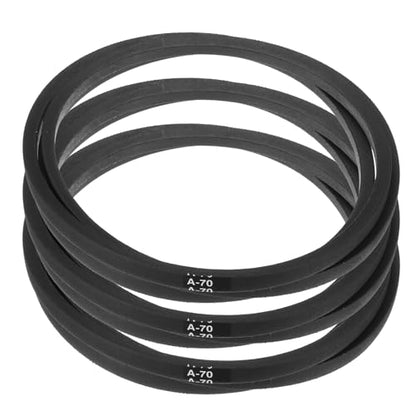 uxcell 3pcs A70 or 4L720 Classic Wrapped Rubber V-Belt, 70"(1775mm) Inside Circumference, A Profile V Belt - size: A70