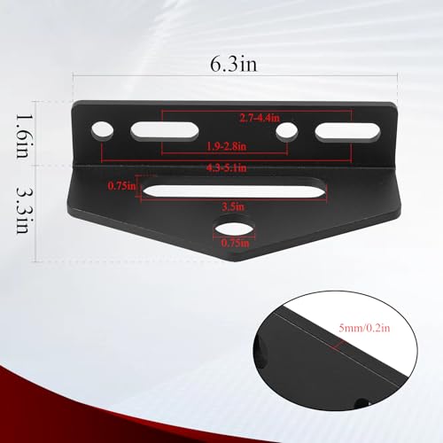 Zero Turn Trailer Hitch and 1/2" Hitch Pin,Zero Turn Accessories,5mm Thick - size: Tow Hitch