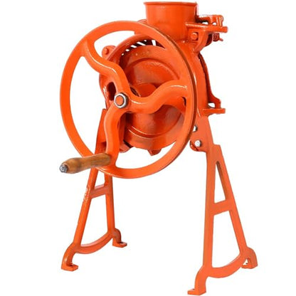 Manual Heavy Duty Corn Sheller with Stand and Flywheel, Steel Construction, Corn Thresher Corn Remover Tools, Labor-Saving Design