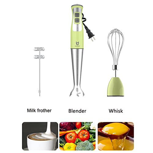 UTALENT 3-in-1 Immersion Hand Blender - Puree Food, Smoothies and Soups