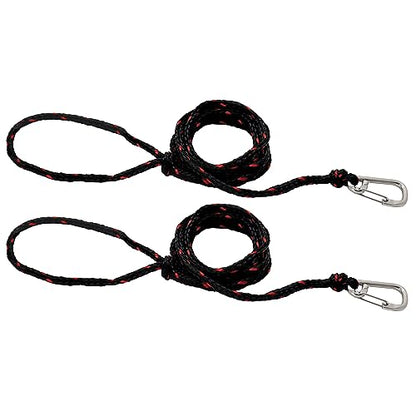 Extreme Max 3006.6799 PWC 5' Dock Line with Stainless Steel Snap Hook - Value 2-Pack - size: 5', style: Stainless Steel Hook