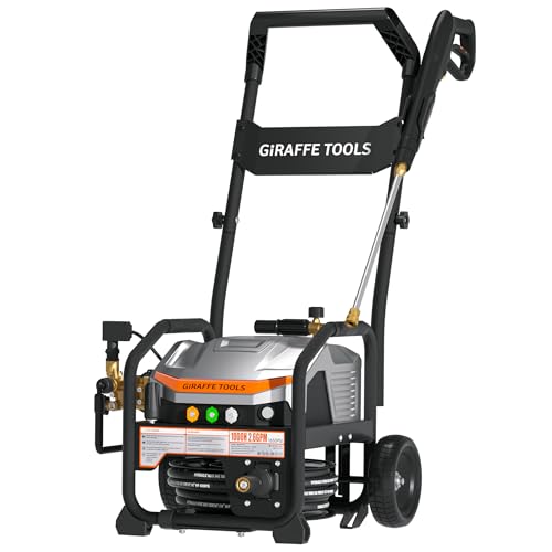 Giraffe Tools Crossfalls Pressure Washer Ultra with 2 Wheels, 50FT Hoses