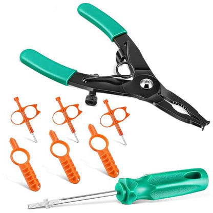 Sprinkler Adjustment Tool Compatible with Hunter/Rain Bird, Green & Orange - color: Green & Orange