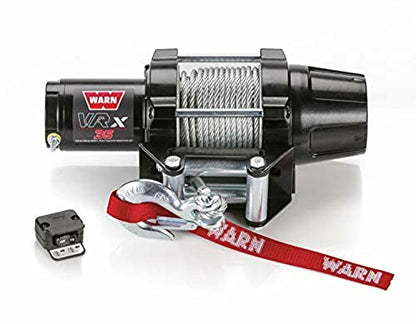 WARN VRX 35 Powersport Winch with 3,500 lb Pulling Capacity, Steel Rope - size: 3,500 lbs., style: Steel Rope