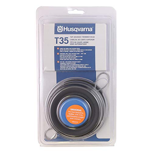 Husqvarna 537388101 T35 String Trimmer Head Replacement, Blue/Black - size: T35