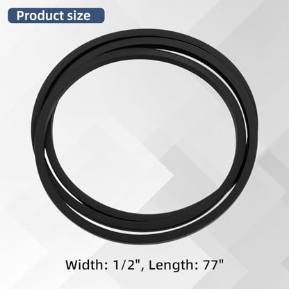 954-04062 754-04062 Deck Belt Replacement for MTD 38 Inch Deck 1/2" x 77.5" - color: 754-04062
