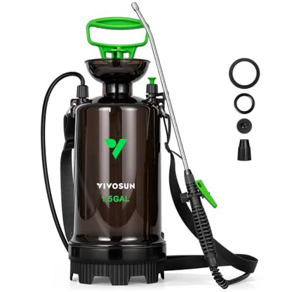 VIVOSUN Pump Sprayer 1.5 Gallon, Leak-Resistant Spray Bottle