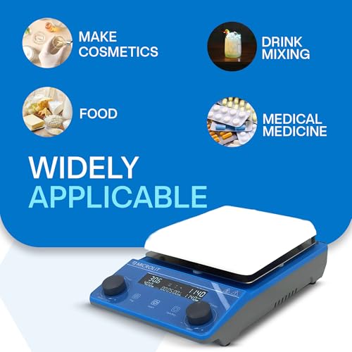Microlit Magnetic Stirrer - Digital Hot Plate, Max 5L, 300C, 100-1600RPM