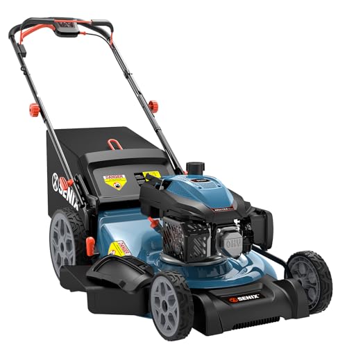 SENIX 22" 201cc Variable Speed Rear Wheel Self Propelled Gas Lawn Mower