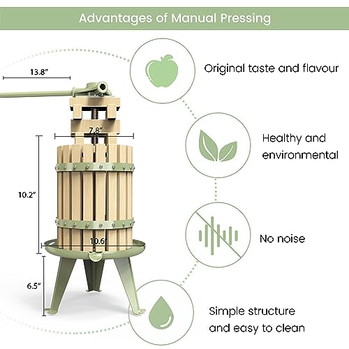 Fruit and Apple Crusher and Apple Cider Wine Press