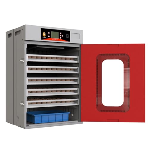 400 Egg Incubator, Automatic Egg Turner with Digital Temp Humidity Control, Commercial Poultry Hatcher Machine for Chicken Duck Goose Quail Eggs
