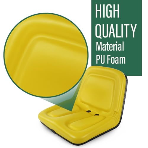 LQI Lawn Mower Garden Tractor Seat Yellow, MG861683