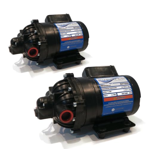 OEM (2 Pack) Everflo 7.0 GPM, Diaphragm Pump for Devalan 7870-101E-SB, 7870101ESB