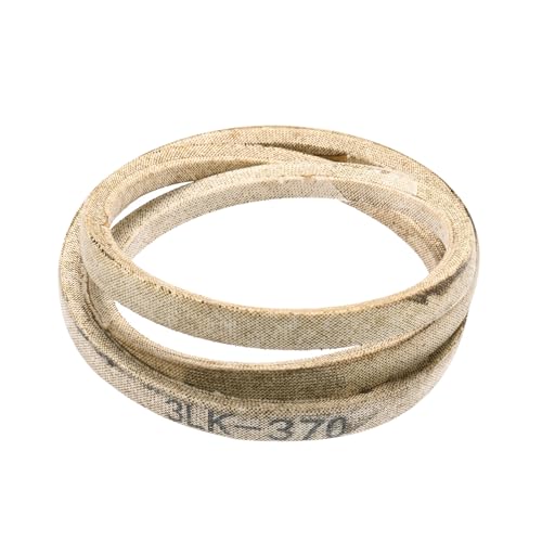 uxcell 3LK370 Cord Belt Grey, 3/8" x 37" Lawn and Garden Aramid V-Belt for Mower Deck - size: 37"