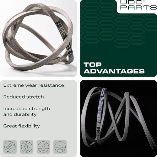 UDC Parts 117-1018 Toro Recycler 22 Inch Drive Belt Replacement, 3/8"x32.3" - size: 32.3"L x 0.38"W