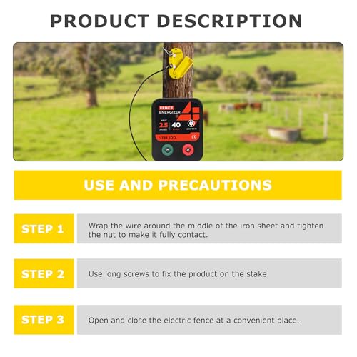 Electric Fence Cut Off Switch of Plastic Single Pole Yellow, 1PC - style: 1 Pack