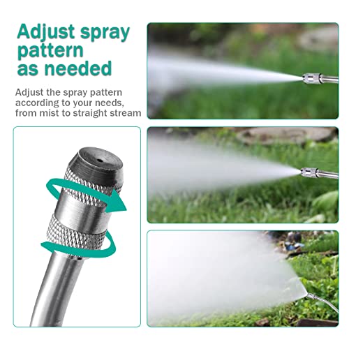 Universal Sprayer Wand, 29 Inches, Stainless Steel, Shut Off Valve (3/8" Barb)