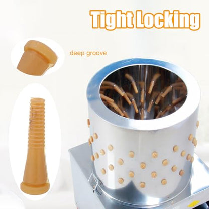Chicken Plucker Fingers, 50Pcs Rubber Plucking Sticks For Poultry Machine