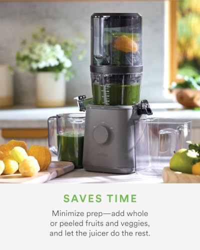 Nama J2 - Cold Press Juicer - Hands-Free - Gray - color: Gray