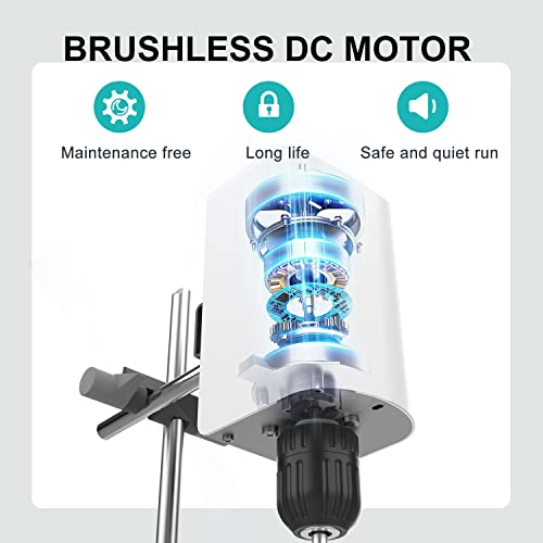 JOANLAB OSC-10L Digital Overhead Stirrer, 10L, 100-2000RPM - size: 10L