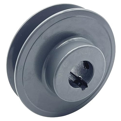 AK30-3/4 V Belt Pulley, 3.05 inch OD, 3/4 Inch Bore, Cast Iron Material, AK Single Groove Motor Pulley for "4L" or "A" or "3L" Belts - size: 3.05 inch OD, 3/4 Inch Bore, style: 1 Groove
