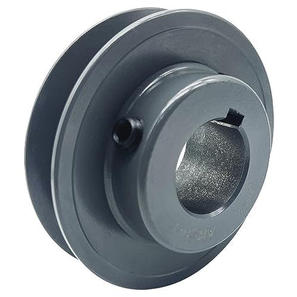 AK30-1 v Belt Pulley, 3.05 inch OD, 1 Inch Bore,Cast Iron Material, AK Single Groove Motor Pulley for "4L" or "A" or "3L" Belts - size: 3.05 inch OD, 1 Inch Bore, style: 1 Groove