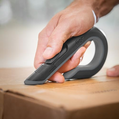 Slice Box Cutter, Heavy Duty Utility Knife, Safe Ceramic Blade Lasting 11x Longer than Metal, Stone, 1 Pack - color: Stone, size: 1 Pack