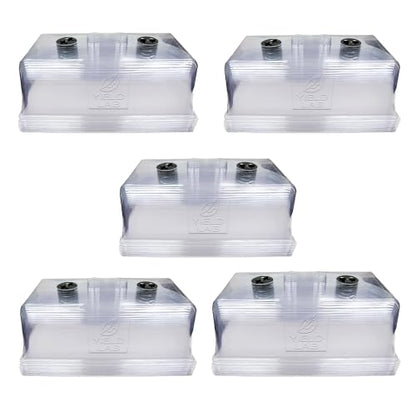 7 Inch Clone Dome - 50 Pack Humidity Vented Domes - Plant Growing - color: Clear, size: 50-Pack