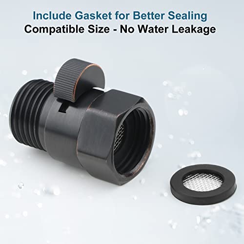 Midanya G1/2" Water Flow Control Shower Shut Off Valve,Oil Rubbed Bronze - color: Bronze