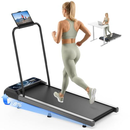 Gkyet Walking Treadmill Pad with Incline, 2.5 HP Under Desk Treadmill - color: BlueMoon