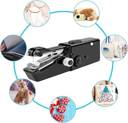 Handheld Sewing Machine, Mini Electric Portable for Travel & DIY