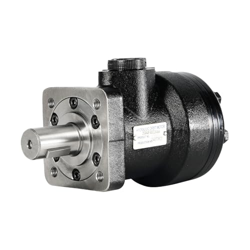 Hydraulic Motor 255040F3DD22AAAA 9-8287 98287, 4 Bolt Mount, Shaft 1" Dia. x 1-3/4" Keyed, Reversible Clockwise Rotation, Roller Stator, Fit for White WR Series, One Year Quality Assurance