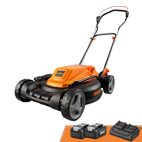 LawnMaster 48V MAX 19-inch Brushless Cordless Lawn Mower, CLMF4819X - color: 19-Inch-Black