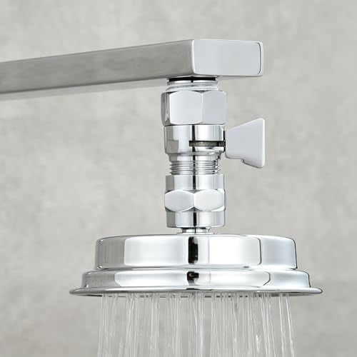 Shower Shut Off Valve Chrome Flow Restrictor G1/2 IPS