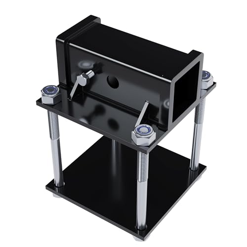 RV Bumper Hitch Receiver 2 inches Adapter for 4-4.5 inches Bumper