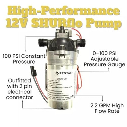 Ag Spray 25 Gallon Brushbuster Spot Sprayer | 12V 2.2 GPM